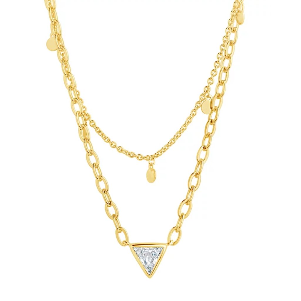 Sterling Forever Bellamy Layered Necklace Gold-Plated 25$